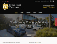 Tablet Screenshot of bittencourtproperty.com